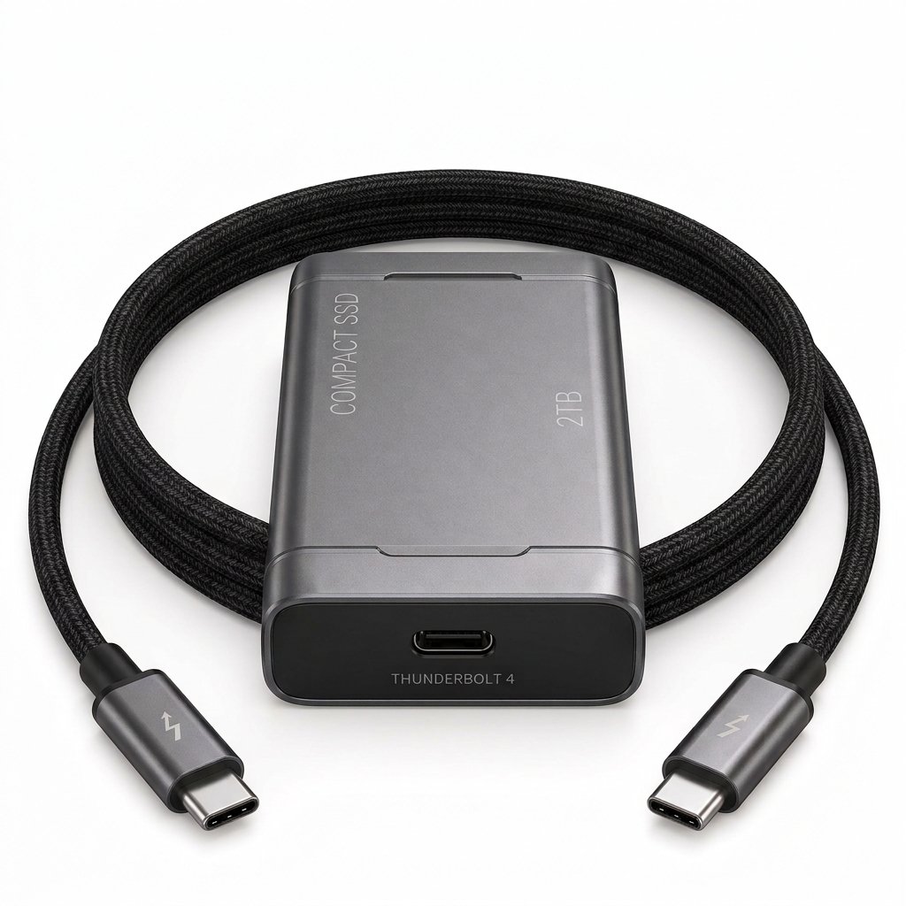 SSD Externe Compact 2 TB Thunderbolt 4 – 512 Go