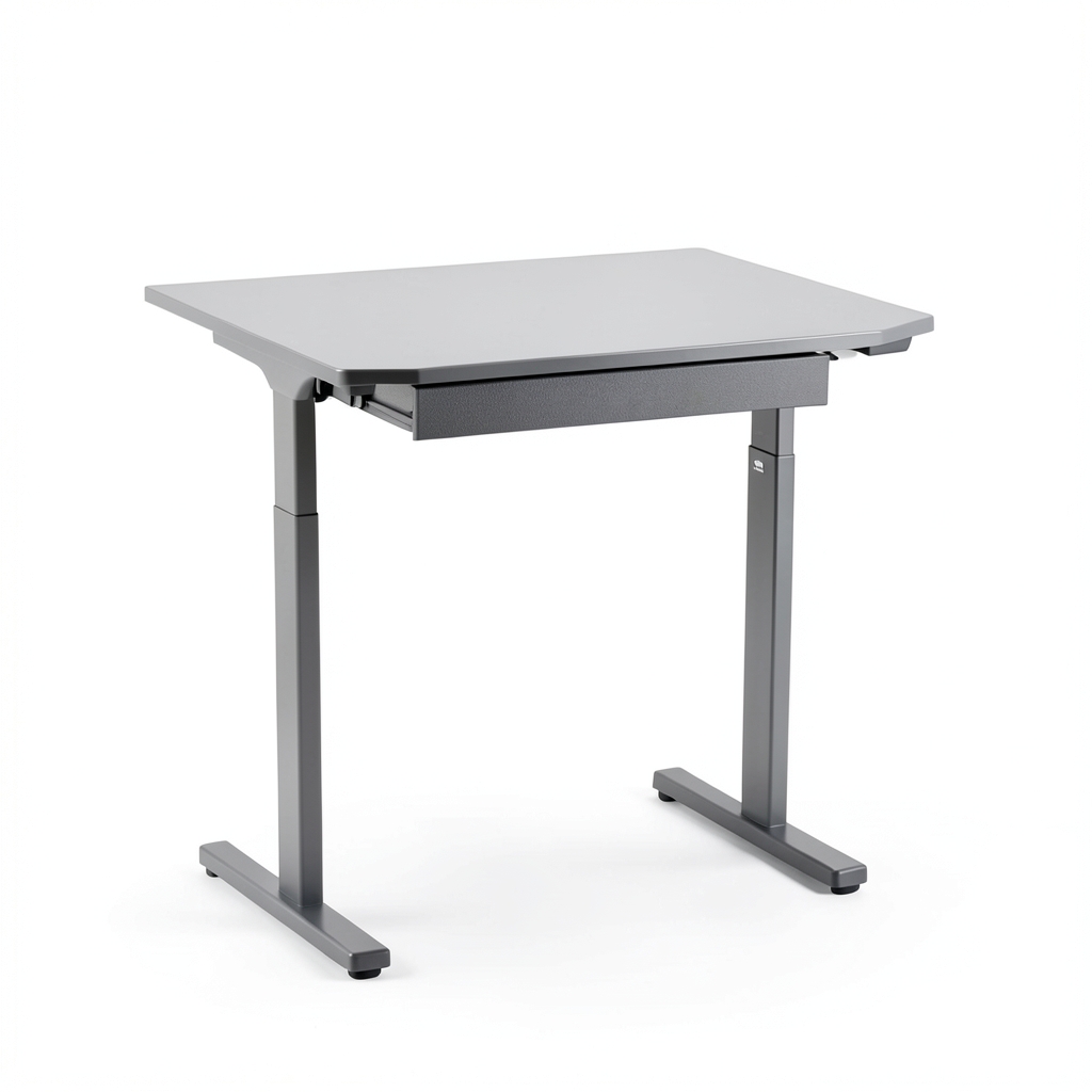Bureau Debout Compact avec Rangement Intégré