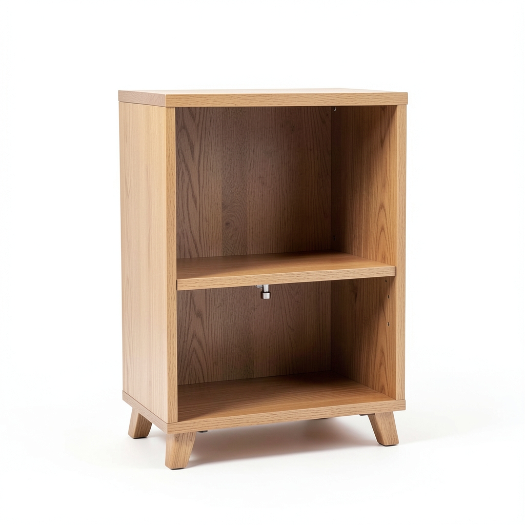 Bibliothèque Miniature en Bois avec Compartiment Secret