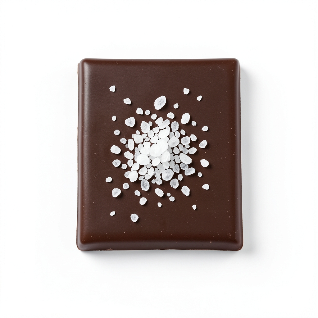 Chocolat Noir Artisanal 70% Cacao Infusé à la Fleur de Sel de Guérande