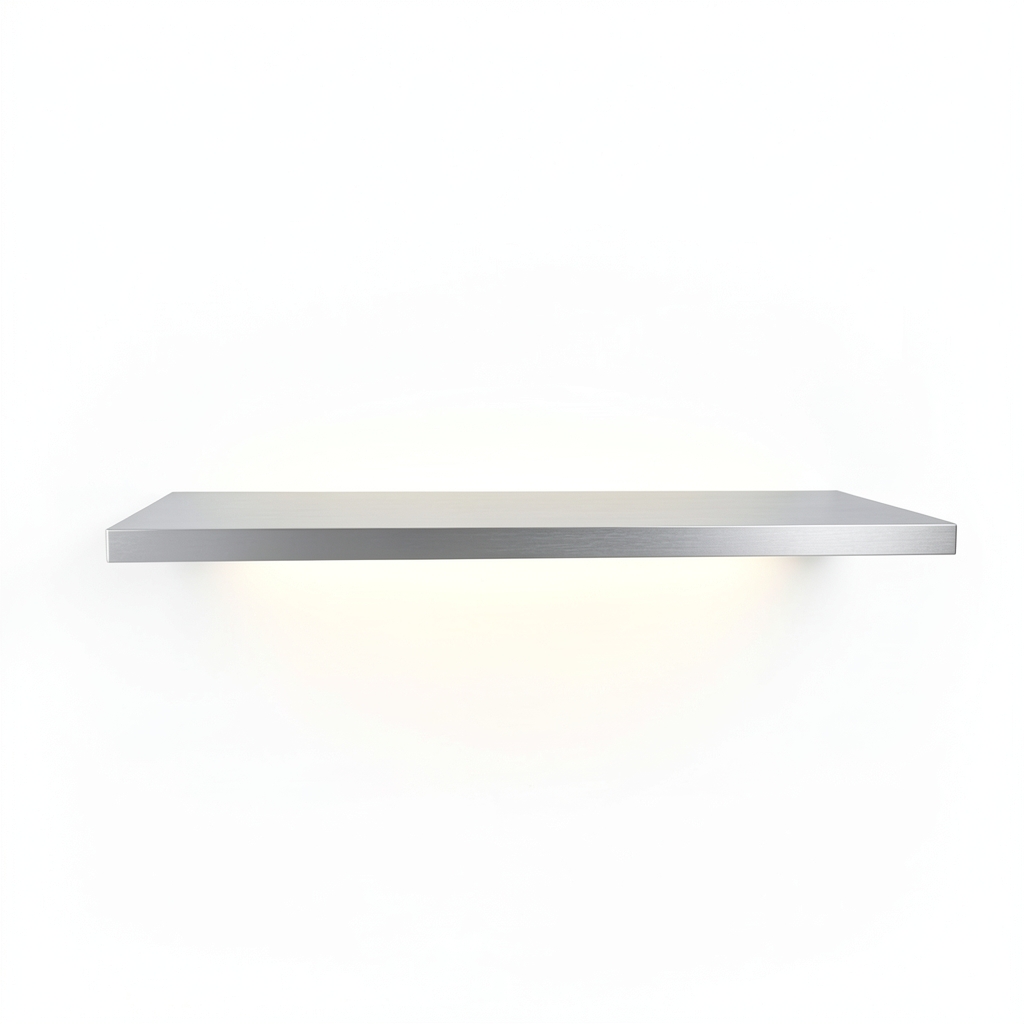 Étagère Murale Suspendue à Lumière LED