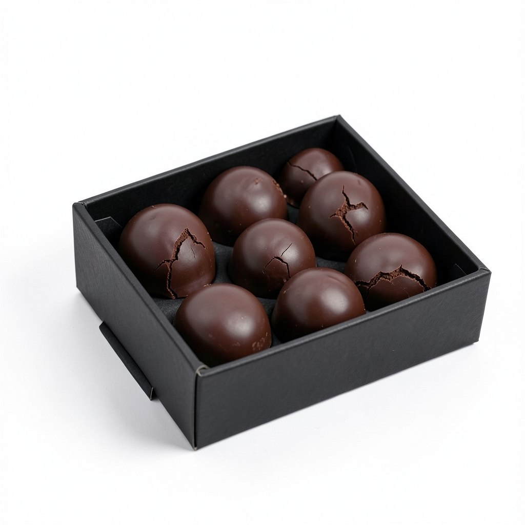 Set de Truffes au Chocolat Noir Gourmand