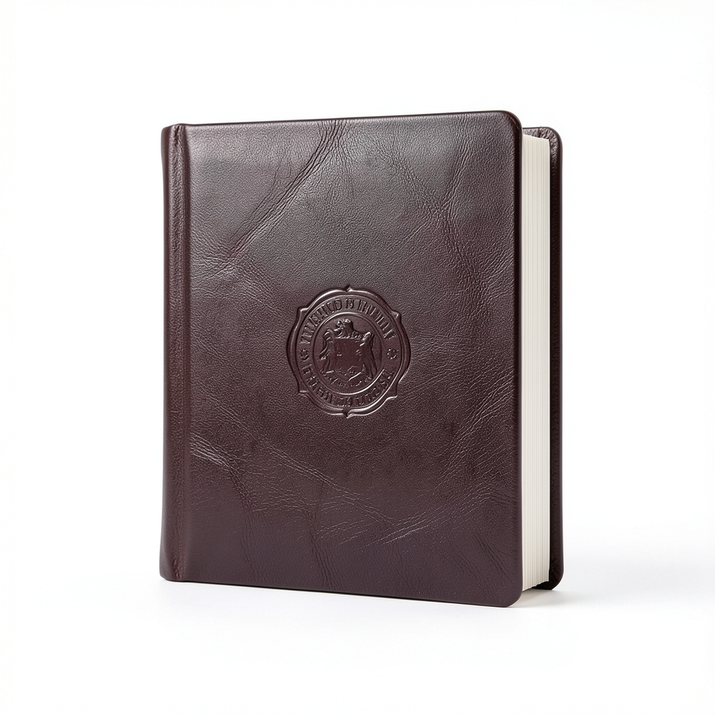 Journal Luxe en Cuir Italien avec Empreinte Gravée