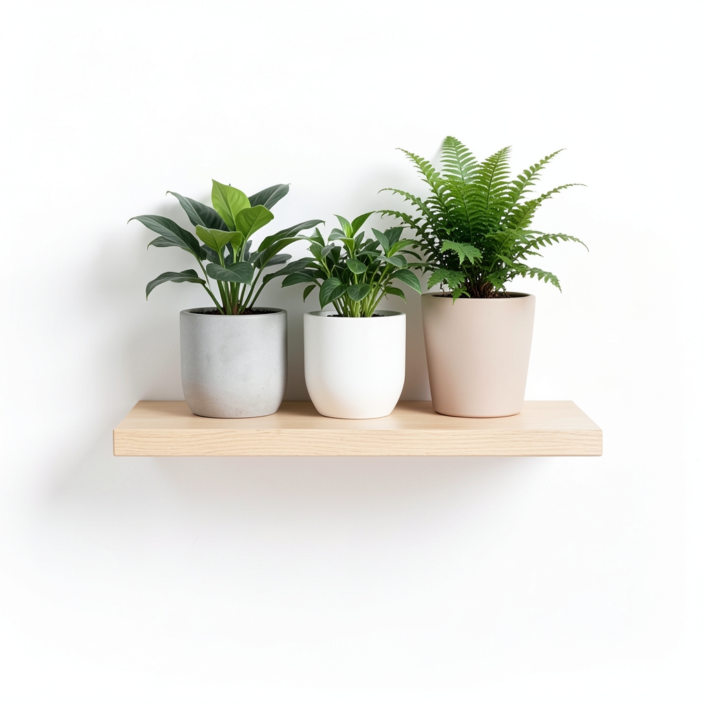 Étagère Murale Minimaliste pour Plantes