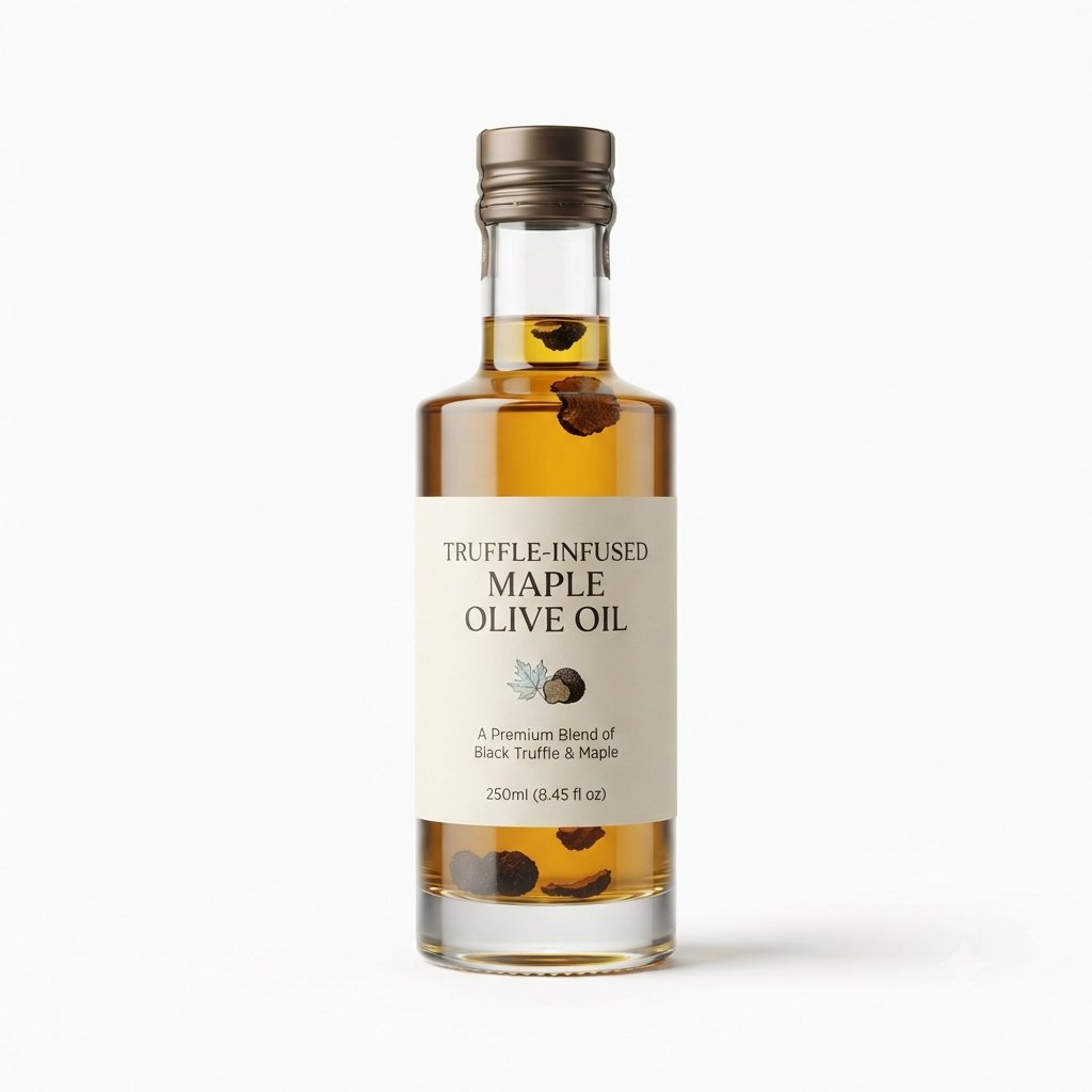 Huile d'olive à l'érable et truffe noire 250 ml