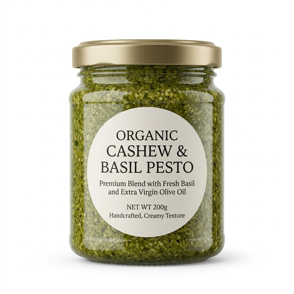 Pesto aux Noix de Cajou et Basilic Bio 200g