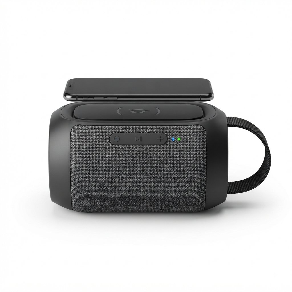 Haut-parleur Bluetooth Portable avec Chargeur Sans Fil