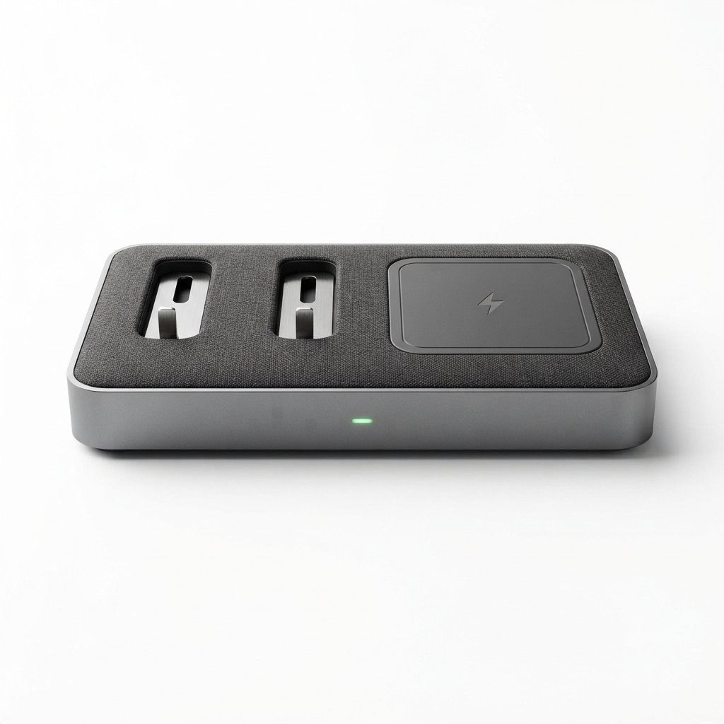 Support de clés RFID Intelligent avec Chargeur Sans Fil