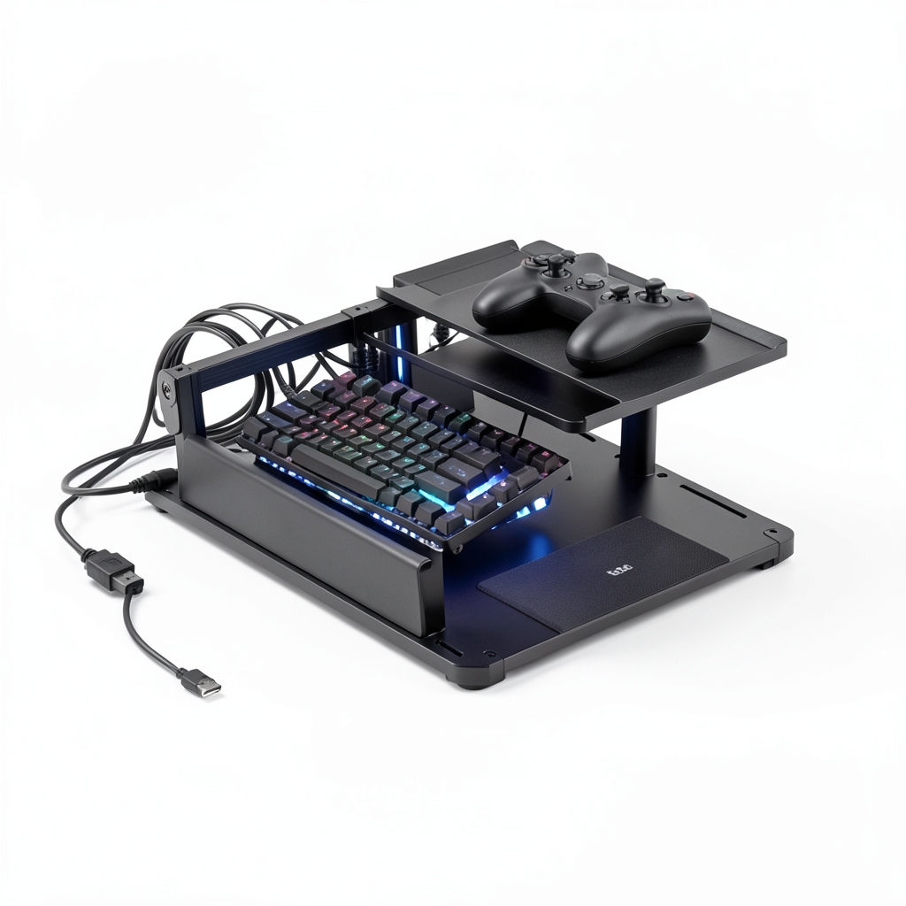 Organisateur de Bureau Gaming RGB Modulaire