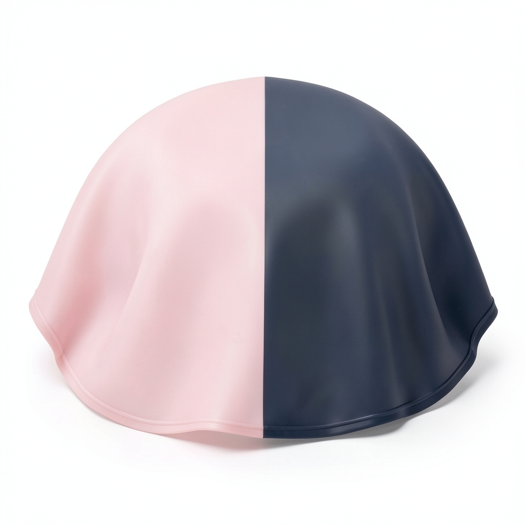 Shower Cap en Silicone Réversible avec Gel Antibactérien