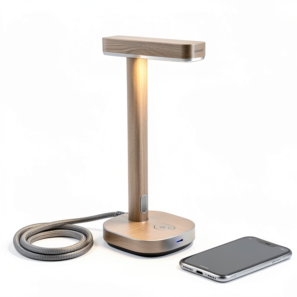 Lampe de bureau LED intelligente à capteur de mouvement