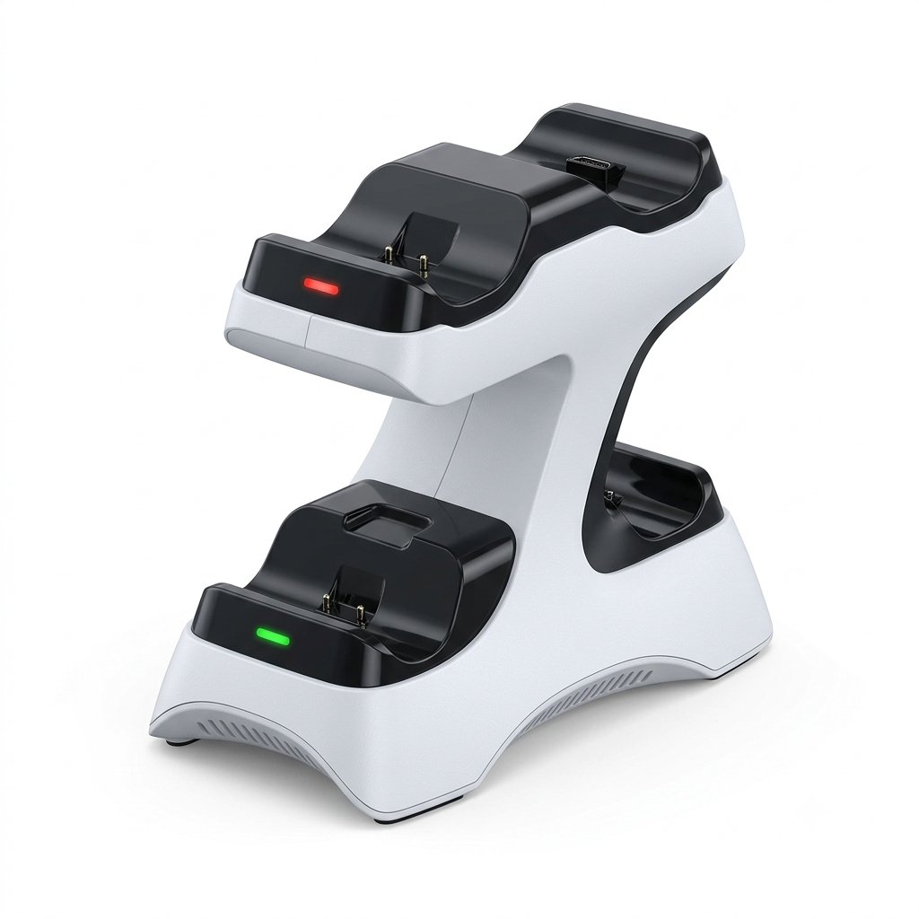 Support de Charge Sans Fil pour Manettes DualSense et DualShock 4