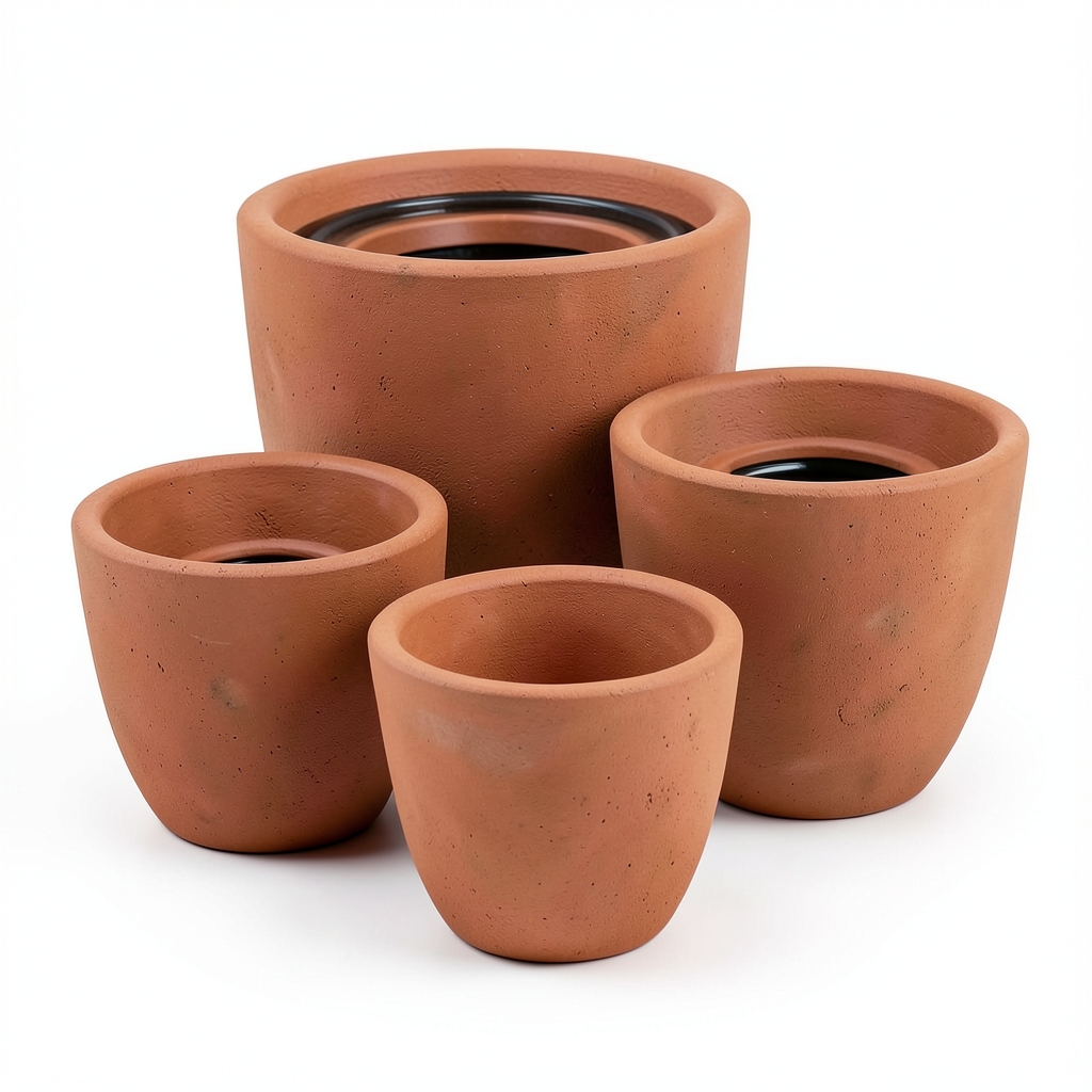 Terracotta Planter Set à Auto-Arrosage