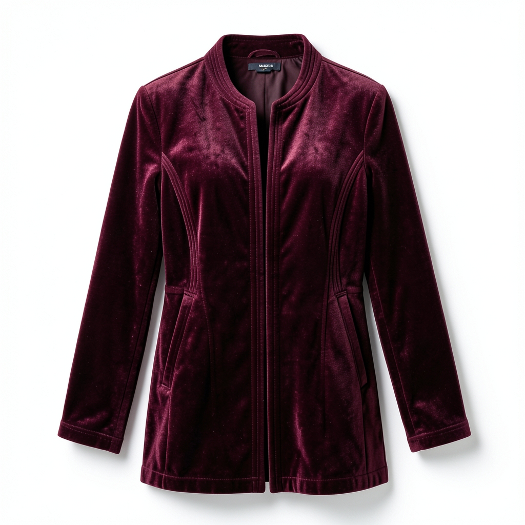 Veste en Velours Côtelé Midi pour Femmes